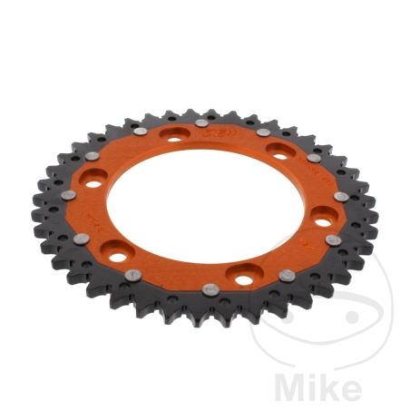 Corona Dual ZF 42D Paso 525 Naranja | Motos Camaral