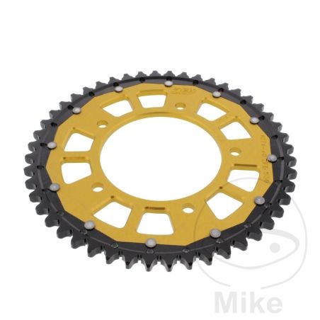 Corona Dual ZF 48 Dientes Paso 530 Dorada | Motos Camaral