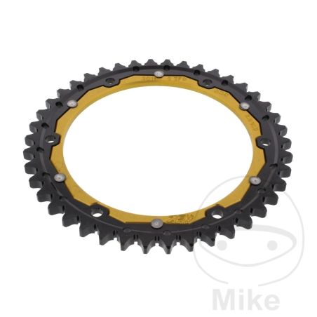Corona Dual ZF 42 Dientes Paso 530 Dorada | Motos Camaral