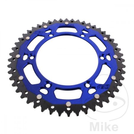 Corona ZF Dual 50 Dientes Paso 520 Azul | Motos Camaral