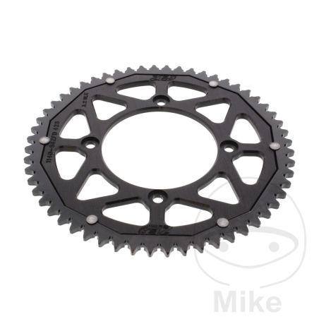 Corona ZF Dual 56 Dientes Paso 428 Negra | Motos Camaral