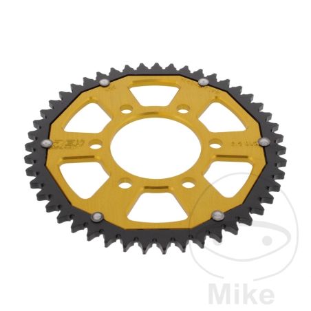 Corona Dual ZF 47 Dientes Paso 428 Dorada | Motos Camaral