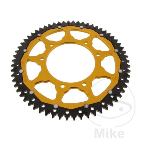 Corona ZF Dual 62 Dientes Paso 428 Dorada | Motos Camaral