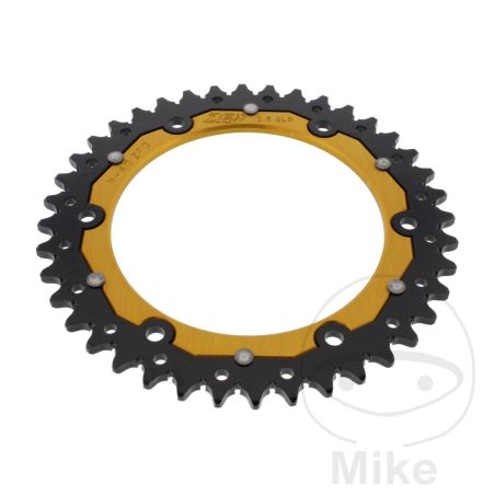 Corona Dual ZF 40 Dientes Paso 520 Dorada | Motos Camaral