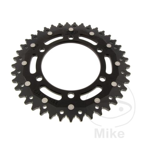 Corona Dual ZF 41 Dientes Paso 525 Negra | Motos Camaral