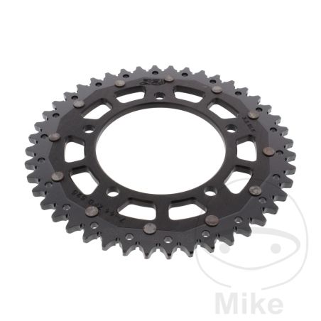 Corona Dual ZF 44 Dientes Paso 525 Negra | Motos Camaral