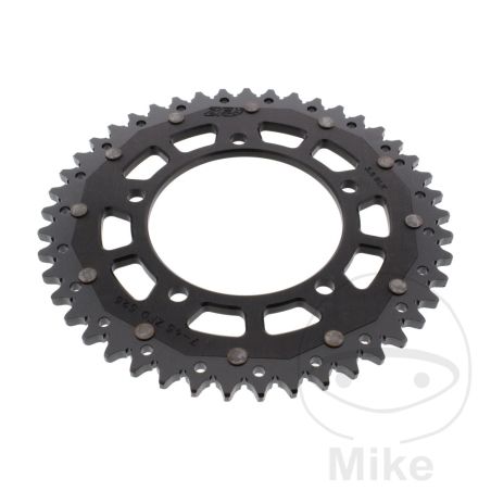 Corona ZF Dual 45 Dientes Paso 525 Negra | Motos Camaral