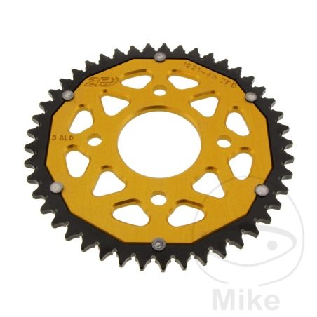 Corona Dual ZF 45 Dientes Paso 428 Dorada | Motos Camaral