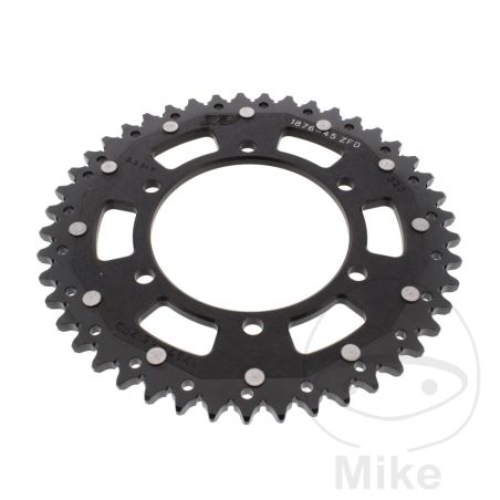 Corona Dual ZF 45 Dientes Paso 525 Negra | Motos Camaral
