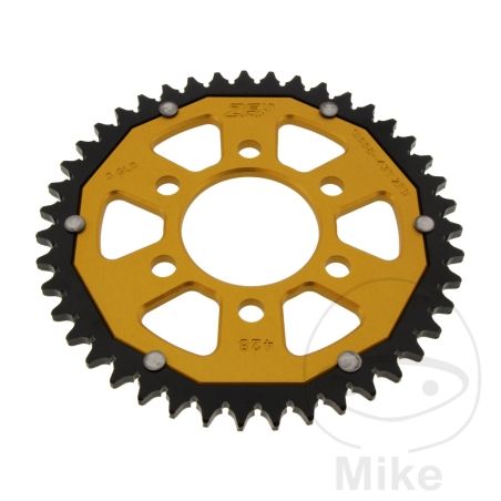 Corona ZF Dual 43 Dientes Paso 428 Dorada | Motos Camaral