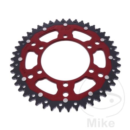 Corona Dual ZF 46 Dientes Paso 525 Roja | Motos Camaral
