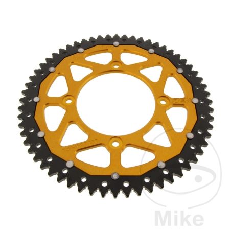 Corona ZF Dual 60 Dientes Paso 420 Dorada | Motos Camaral