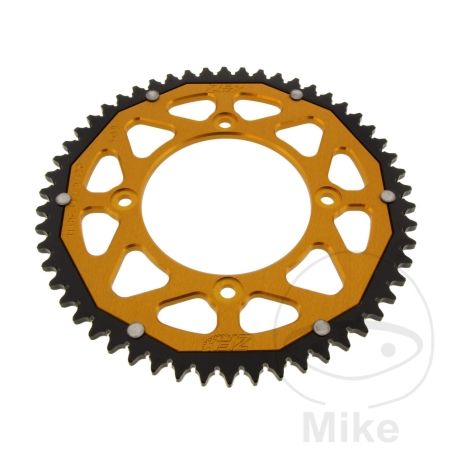 Corona ZF Dual 54 Dientes Paso 428 Dorada | Motos Camaral
