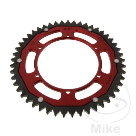 Corona ZF Dual 49 Dientes Paso 428 Roja | Motos Camaral
