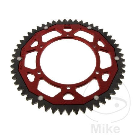 Corona ZF Dual 53 Dientes Paso 420 Roja | Motos Camaral