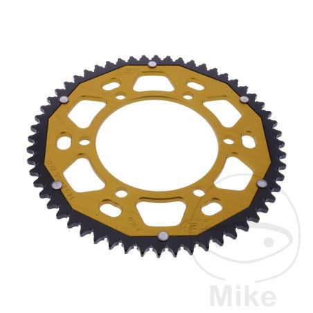 Corona Dual ZF 56 Dientes Paso 428 Dorada | Motos Camaral