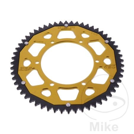 Corona Dual ZF 56 Dientes Paso 428 Dorada | Motos Camaral