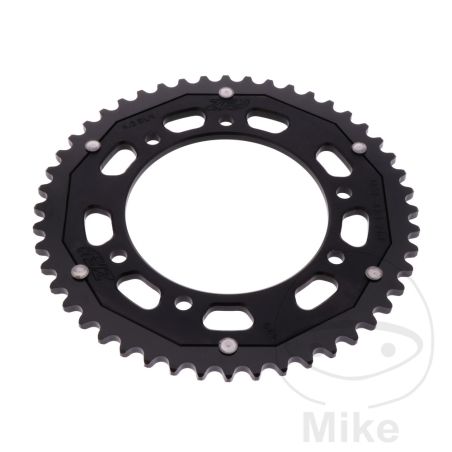 Corona Dual ZF 48 Dientes Paso 420 Negra | Motos Camaral