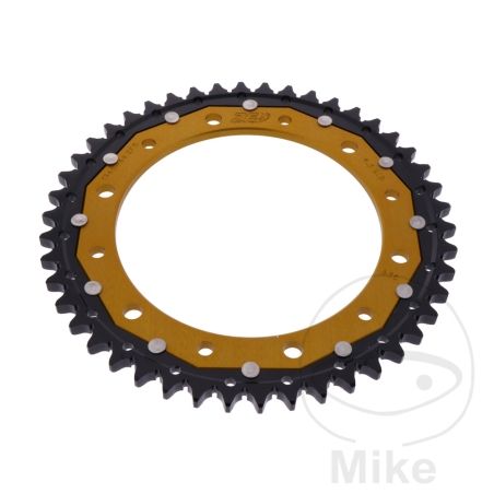 Corona ZF Dual 46 Dientes Paso 530 Dorada | Motos Camaral