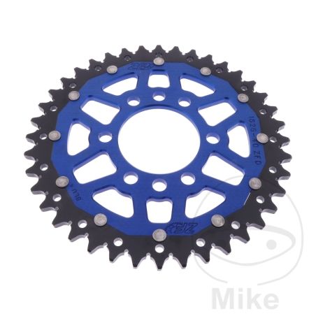 Corona ZF Dual 40 Dientes Paso 520 Azul | Motos Camaral
