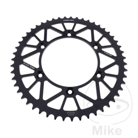 Corona Aluminio JT 51 Dientes Paso 520 | Motos Camaral