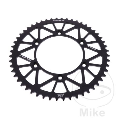 Corona Aluminio JT 52 Dientes Paso 520 | Motos Camaral