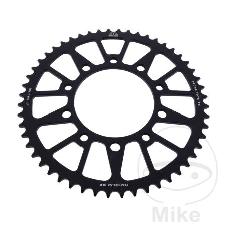 Corona JT Aluminio 52D Paso 520 Negra | Motos Camaral