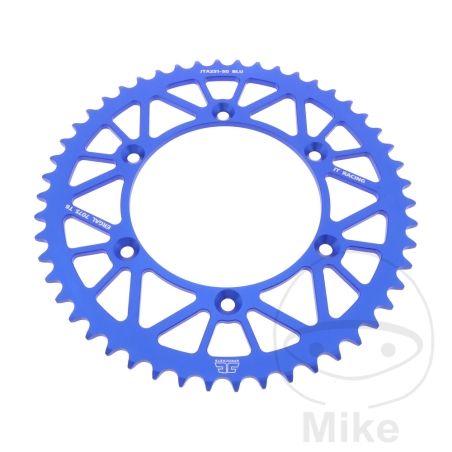 Corona Aluminio JT 50 Dientes Paso 520 Azul | Motos Camaral