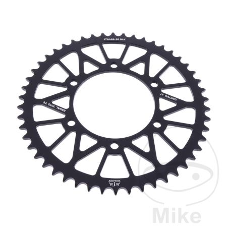 Corona Aluminio JT 50 Dientes Paso 520 Negra | Motos Camaral