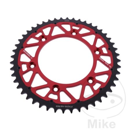 Corona JT Twinstar 48D Paso 520 Rojo | Motos Camaral