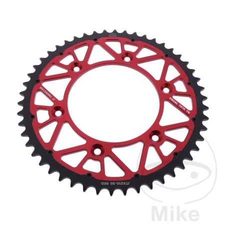 Corona JT Twinstar 50D Paso 520 Rojo | Motos Camaral