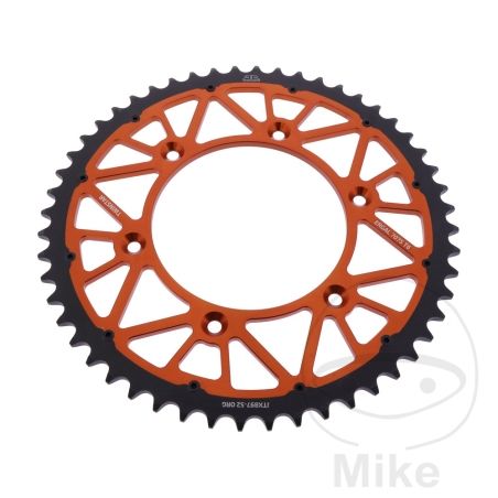 Corona JT Twinstar 52D Paso 520 Naranja | Motos Camaral