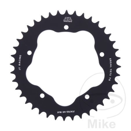 Corona alu 40D Paso 525 negra para soporte 7585011 | Motos Camaral