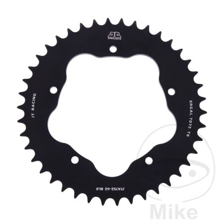 Corona Alu 42D Paso 525 Negra para Soporte 7585011 | Motos Camaral