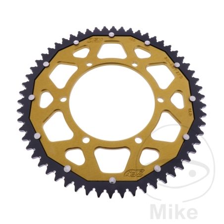 Corona ZF Dual 58 Dientes Paso 428 Dorada | Motos Camaral