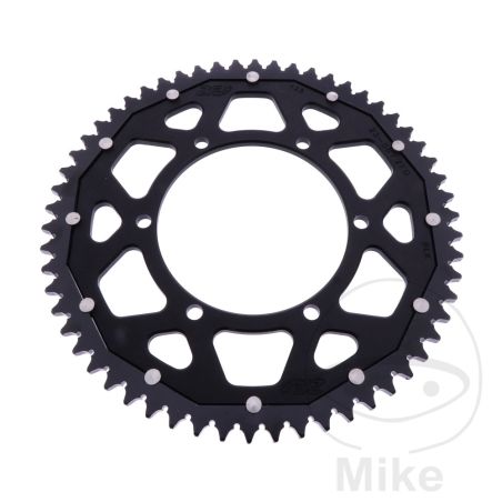 Corona ZF Dual 58 Dientes Paso 428 Negra | Motos Camaral