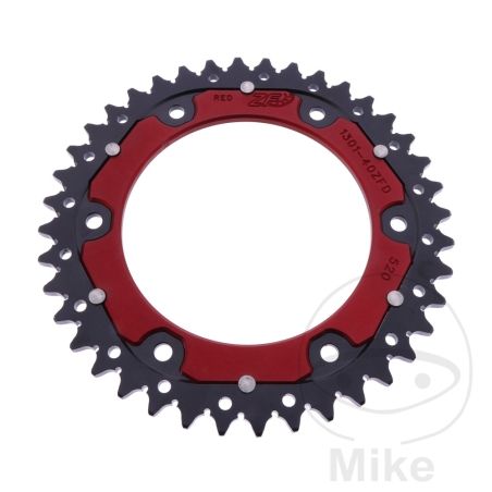 Corona ZF Dual 40 Dientes Paso 520 Roja | Motos Camaral