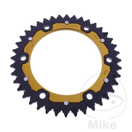 Corona ZF Dual 40 Dientes Paso 525 Dorada | Motos Camaral