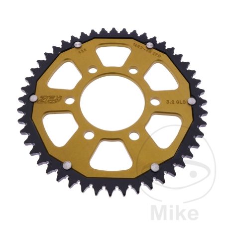 Corona Dual ZF 48 Dientes Paso 428 Dorada | Motos Camaral