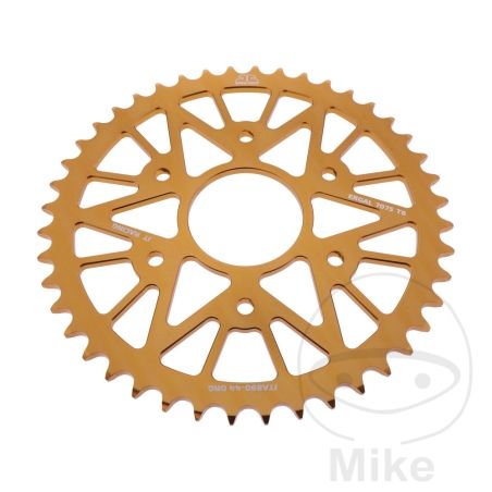 Corona Aluminio 44 Dientes Paso 520 Naranja | Motos Camaral