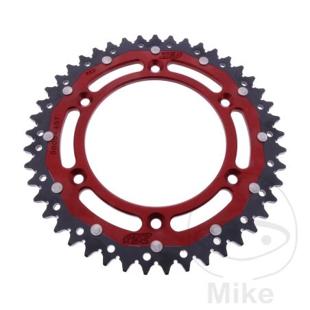 Corona Dual ZF 45 Dientes Paso 520 Roja | Motos Camaral