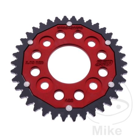 Corona Dual ZF 38 Dientes Paso 420 Roja | Motos Camaral
