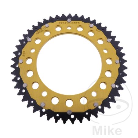 Corona ZF Dual 49 Dientes Paso 525 Dorada | Motos Camaral