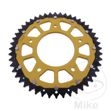 Corona Dual ZF 48 Dientes 530 Dorada | Motos Camaral