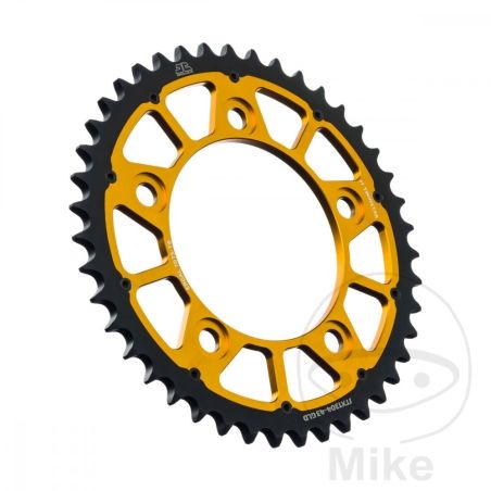 Corona JT Twinstar 43 Dientes Paso 525 Dorada | Motos Camaral