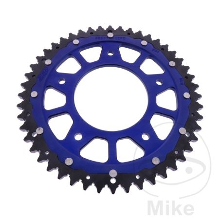 Corona Dual ZF 48 Dientes Paso 530 Azul | Motos Camaral