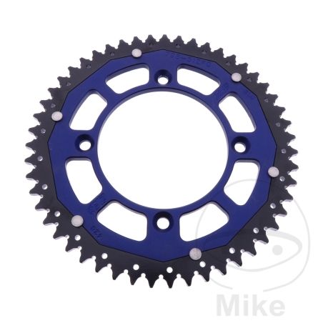 Corona Dual 51 Dientes Paso 428 Azul | Motos Camaral