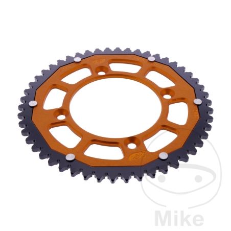 Corona ZF Dual 50 Dientes Paso 420 Naranja | Motos Camaral