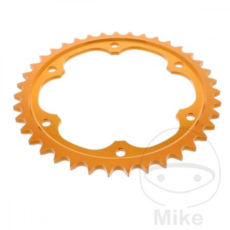 Corona Aluminio Esjot 39 Dientes Paso 525 Naranja | Motos Camaral