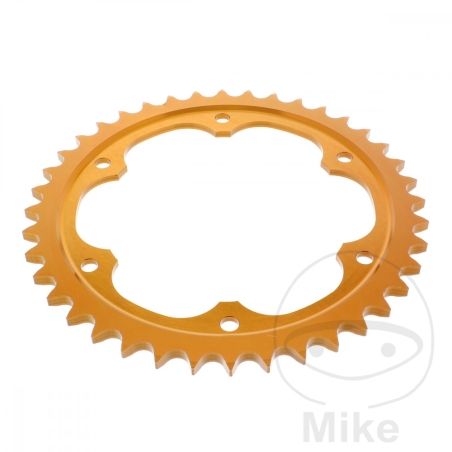 Corona Aluminio Esjot 40D Paso 525 Naranja | Motos Camaral
